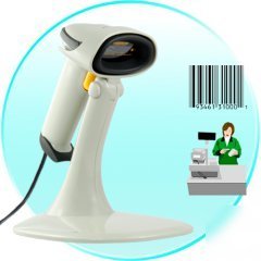 Bar code scanner with usb for businesses