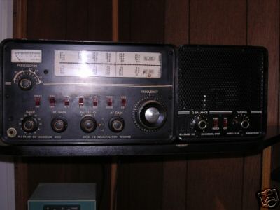 Drake 2B receiver with 2BQ speaker &manual