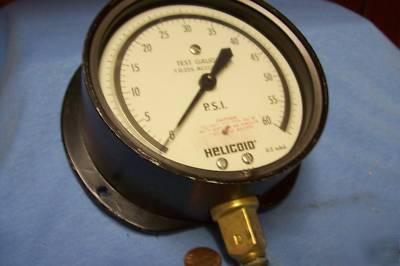 Helicoid 0-60 psi test gauge / highly accurate / used