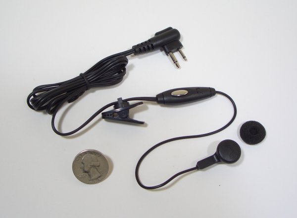 Motorola ear mic ptt radio earphone GP300 P1225 P110
