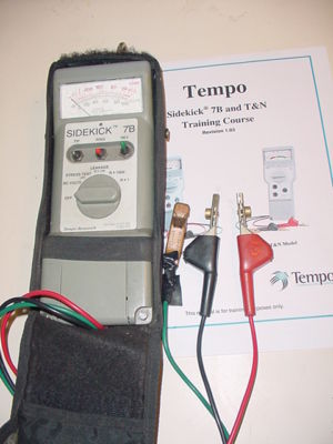 Nice tempo sidekick 7B cable stress tester meter w case