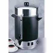 Coffee percolator commercial size 101 cup black satin