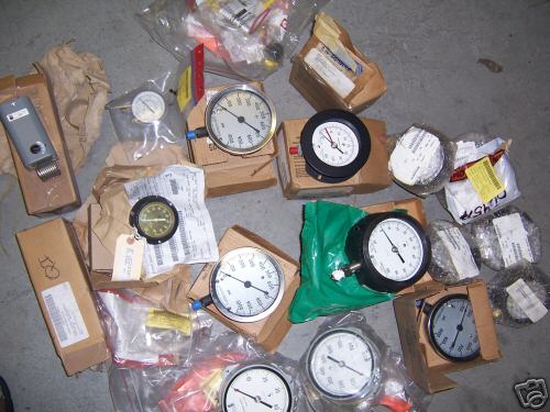 Huge lot guage meters testers aircraft part transmitter