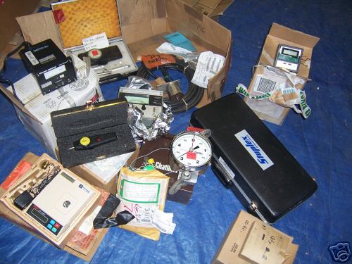 Huge lot guage meters testers aircraft part transmitter