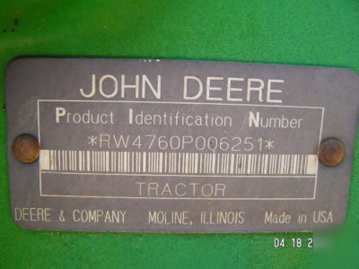 John deere 4760 4X4, absolute 