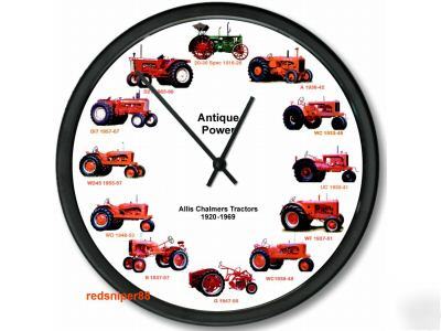 New allis chalmers tractor wheel dial clock 1920 1969 