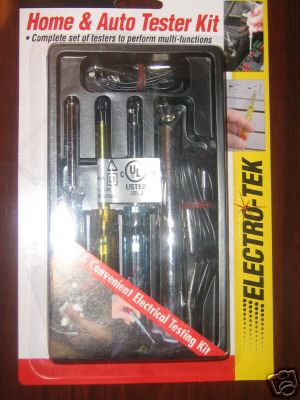  electro tek home and auto tester kit 
