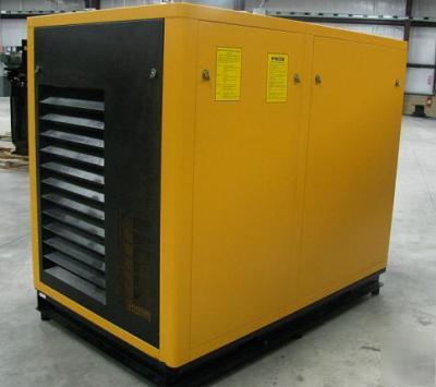 100 hp,3 phase dual voltage rotary screw air compressor