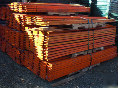 30 sections used pallet rack 10' tall 96