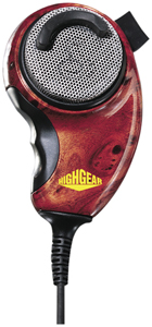 Cobra hg M84W highgear cb microphone wood grain 