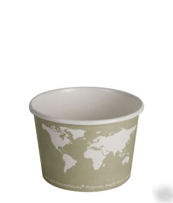 Compostable biodegradable soup bowls 16 oz case 500 