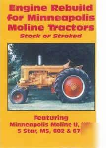 Minneapolis moline tractor u ub M5 star 602 rebuild vhs