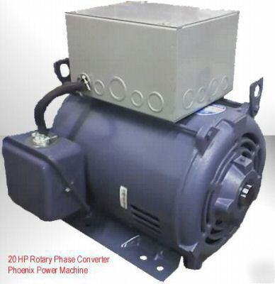 New 30 hp rotary phase converter ( )
