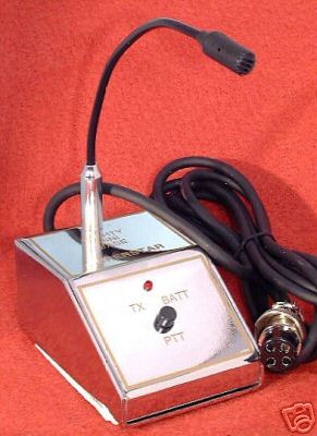New small power base mic for 4 pin cb / ham radio - 
