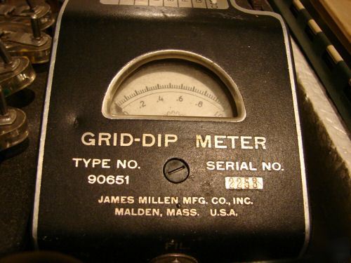 Nice high quality james millen 90651 grid dip meter 