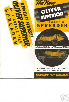 Oliver superior spreader brochure