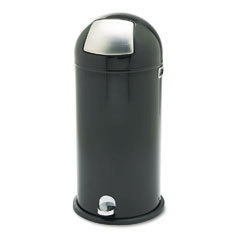 Safco stepon dome top waste receptacle
