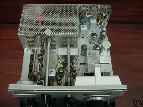 Vintage drake t-4XC transmitter w/ drake ms-4 speaker.