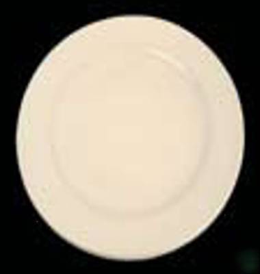 12PC porcelain plates american white 9-3/4