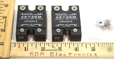  2- crydom 10PCV2415 ssr dimmer prop. power controller
