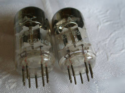 ECC83 (12AX7) pair era old tested nos tubes