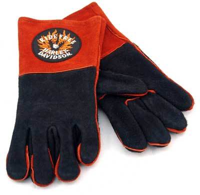 New harley davidson ride free welder's gloves - 