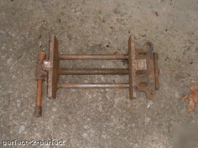 W.c. toles wood worker 10 x 12 working area vise 1898