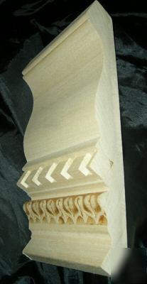 Crown (cornice) hardwood moulding from white river 