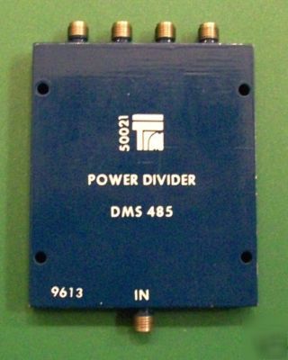 DMS485 broadband 4-way power divider combiner 2-20 ghz