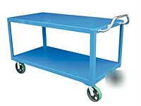 Ergo-handle carts - ergo-dirija de carros - 2 shelves