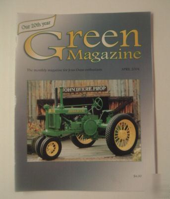 Green magazine, john deere pre-production model 