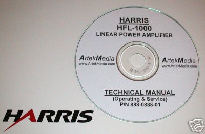 Harris hfl-1000 technical manual (operating & service)