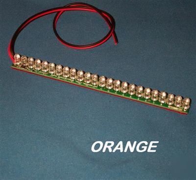 Led light strip - orange - 12 volt - 6 inch board 12V 