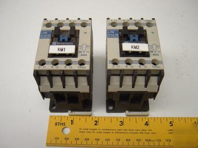 Lot of 2 telemecanique contactor relay 3 ph , LP4 D1210