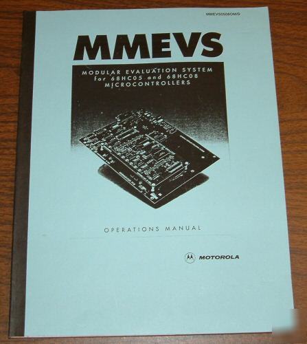 M68MMEVS05 pfb platform for 6805 & 6808 emulation