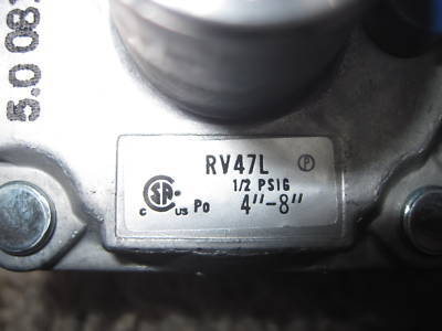 New maxitrol RV47L gas pressure regulator 