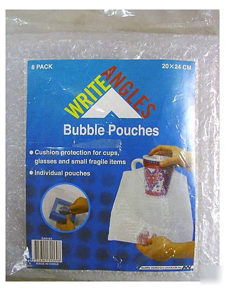 New wholesale case lot bubble wrap pouch bags packing