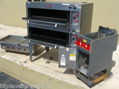 Vulcan electric bake oven, fryer & griddle package