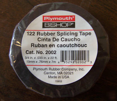 Plymouth 122 rubber tape splicing compound cat no 2002
