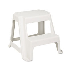 2 step stool, 18-1/2 X18-1/4 X16 , almond, sold as 1 ea
