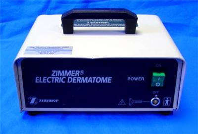 Surgical equipment zimmer electric dermatome console