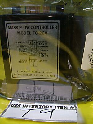 Tylan fc-260 mass flow controller mfc O2 200 sccm *