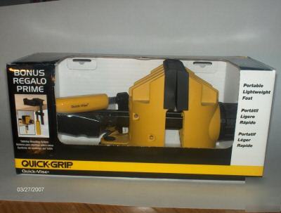  quick-grip portable vise tabletop mounting system