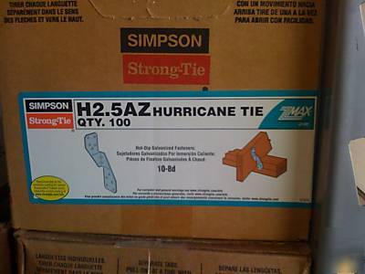 Simpson H2.5AZ strongtie, strong tie, strong-tie strap