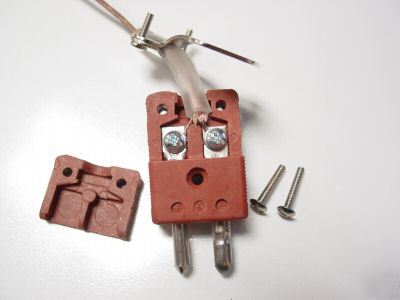 Type k ultra high temperature thermocouple connectors