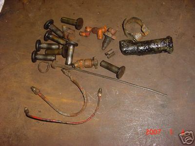 Allis chalmers b ac tractor lot misc parts petcock &