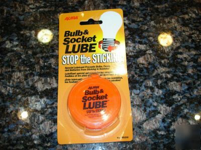 Aura bulbs & socket lube - stop the sticking
