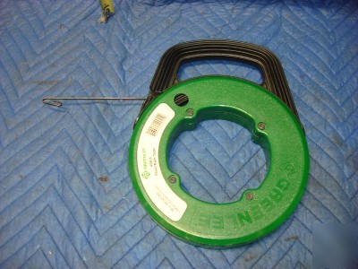 New 1-greenlee steel fish tape 438-5 1/8