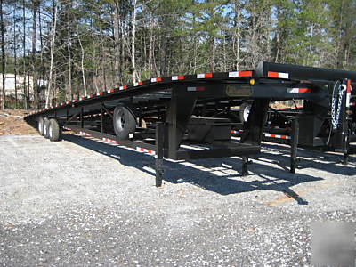 New brand mclendon 3 car hauler wedge transport trailer