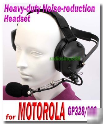 Noise-reduction headset fr motorola GP320 GP328 80BM328